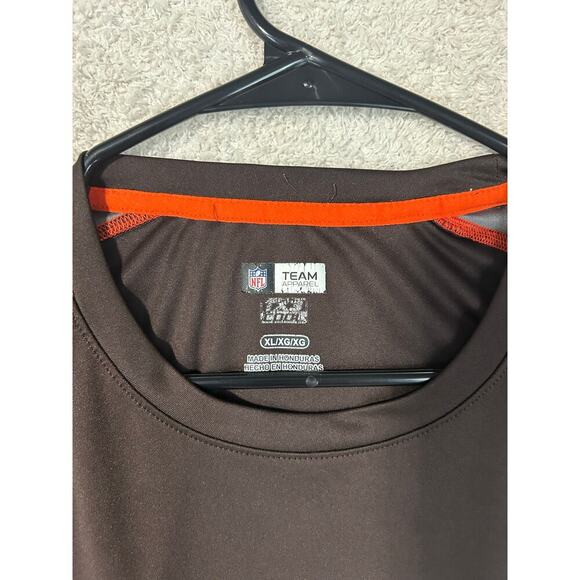 Men’s NFL Team apparel  Cleveland Browns shaving sleeve shirt size XLarge. - Picture 4 of 8